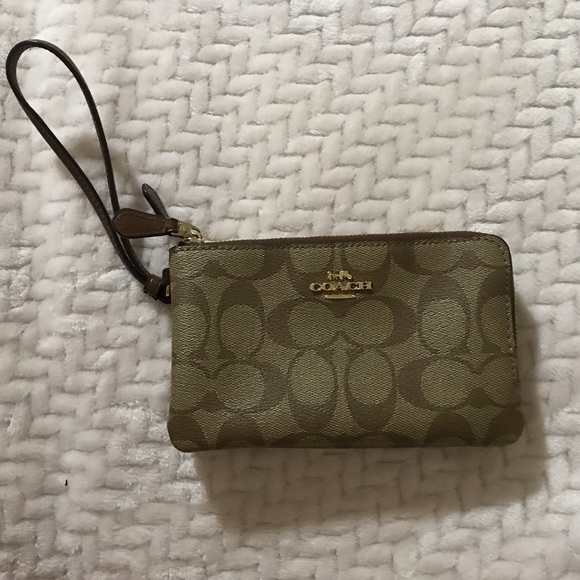 Coach 2 Compartment Wristlet - Picture 2 of 5